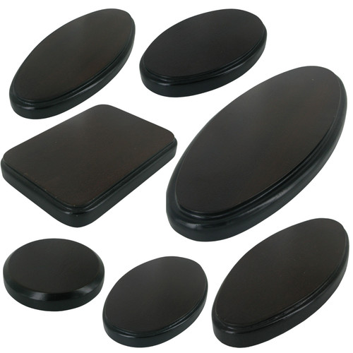 Wooden base plinth for