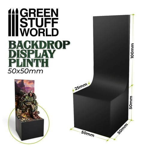 Backdrop display plinth - display,