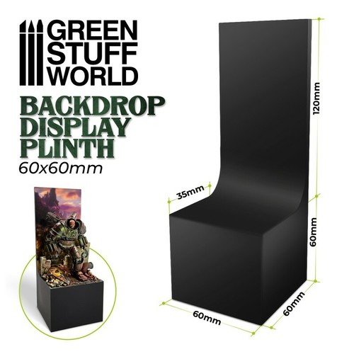 Backdrop display plinth - display,