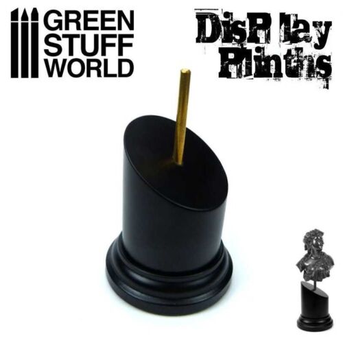 Tapered round bust plinth - round,