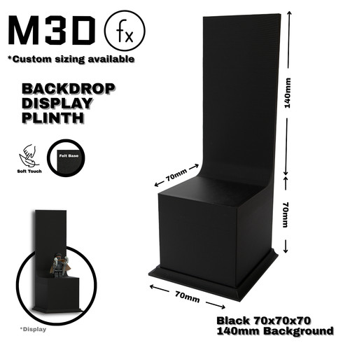 Backdrop display plinth - display,