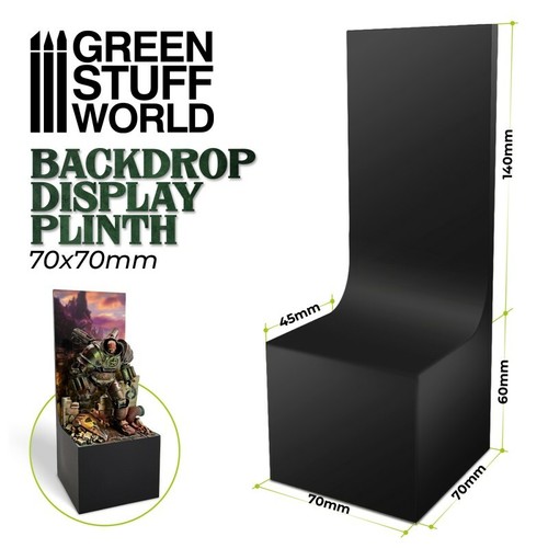 Backdrop display plinth - backdrop,