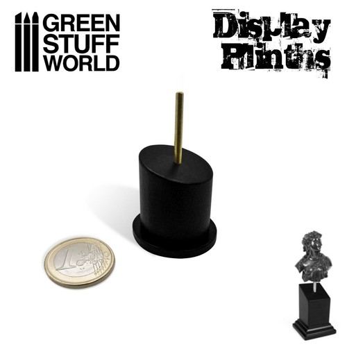 Tapered round bust - tapered, plinth