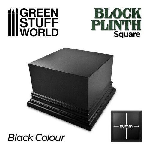 Square top display - square, plinth