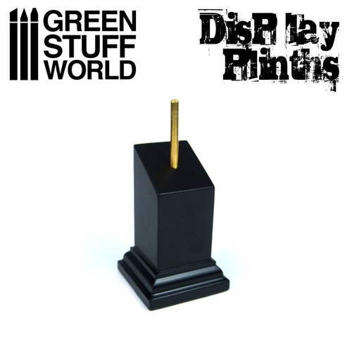 Tapered bust plinth 3x3cm - tapered,