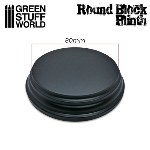 Round top display plinth 8cm - 8cm,